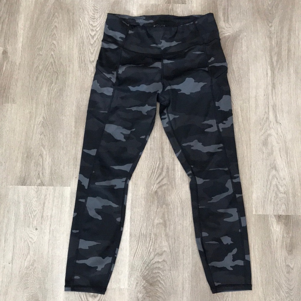 Athleta Camo Contender 7/8 Tight Leggings Black - Picture 4 of 10